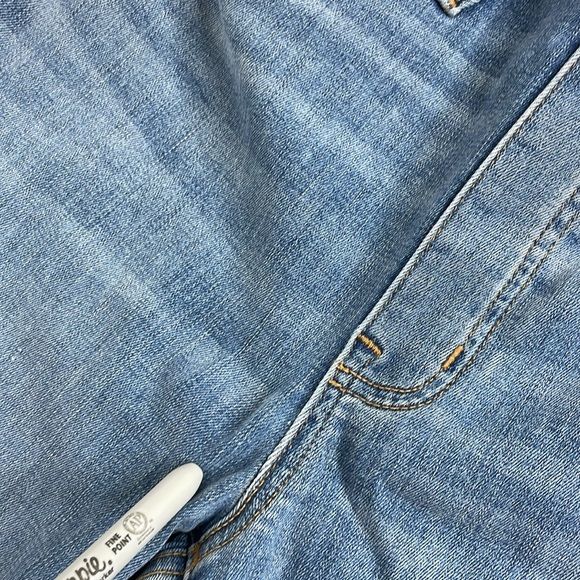 NWT Madewell Women's Pull-On Jeans in Keefe Wash Blue NA951 Blue Size 24 - Picture 12 of 12